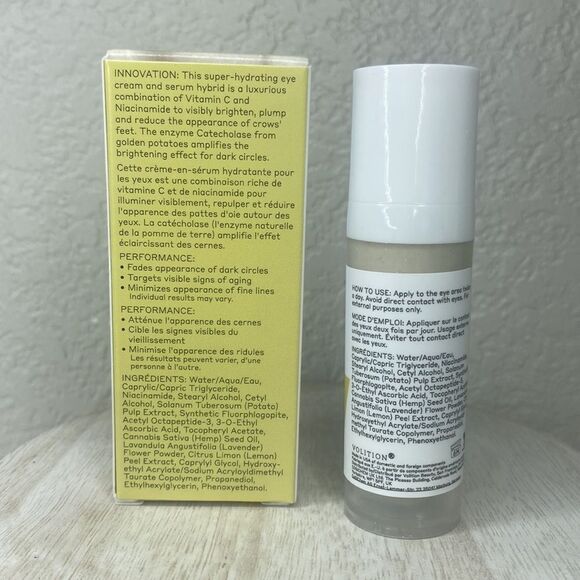 $10 🌙 Volition Golden Eye Brightening‎ Serum FULL SZ BNIB - Picture 3 of 6